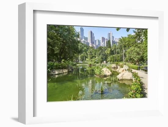 Hong Kong Park in Central, Hong Kong Island, Hong Kong, China, Asia-Fraser Hall-Framed Photographic Print