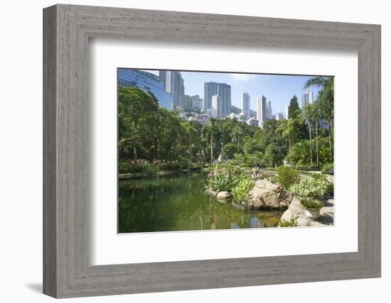 Hong Kong Park in Central, Hong Kong Island, Hong Kong, China, Asia-Fraser Hall-Framed Photographic Print