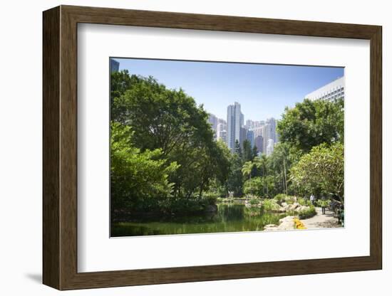 Hong Kong Park in Central, Hong Kong Island, Hong Kong, China, Asia-Fraser Hall-Framed Photographic Print