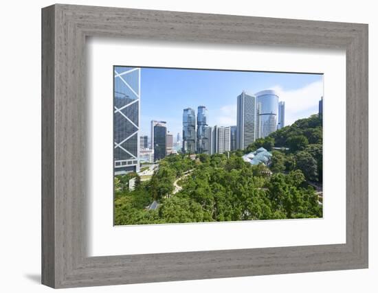 Hong Kong Park in Central, Hong Kong Island, Hong Kong, China, Asia-Fraser Hall-Framed Photographic Print