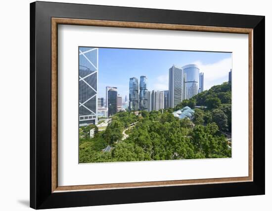 Hong Kong Park in Central, Hong Kong Island, Hong Kong, China, Asia-Fraser Hall-Framed Photographic Print