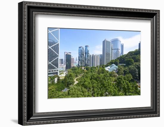 Hong Kong Park in Central, Hong Kong Island, Hong Kong, China, Asia-Fraser Hall-Framed Photographic Print