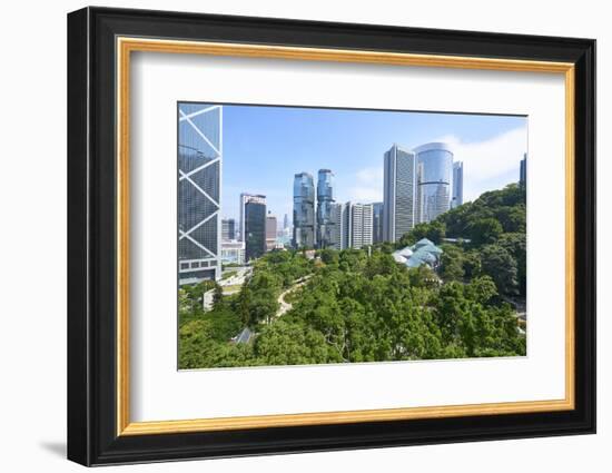 Hong Kong Park in Central, Hong Kong Island, Hong Kong, China, Asia-Fraser Hall-Framed Photographic Print