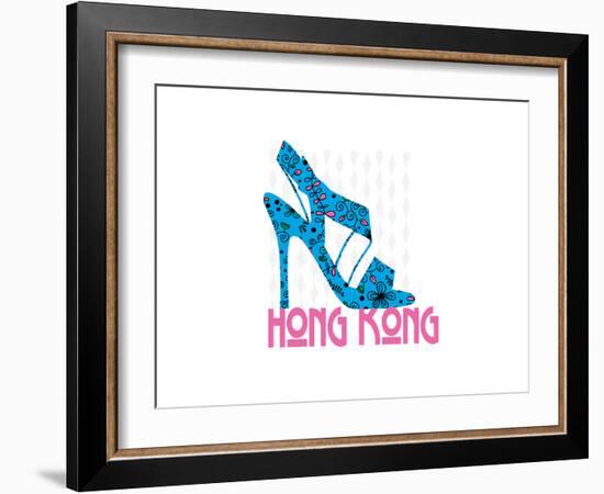 Hong Kong Shoe-Elle Stewart-Framed Art Print