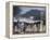 Hong Kong Skyline and financial district at dusk-Martin Puddy-Framed Premier Image Canvas