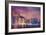 Hong Kong Skyline at Night-Markus Bleichner-Framed Art Print