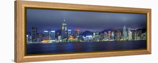 Hong Kong Skyline from Kowloon, China-Jon Arnold-Framed Premier Image Canvas