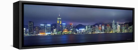 Hong Kong Skyline from Kowloon, China-Jon Arnold-Framed Premier Image Canvas