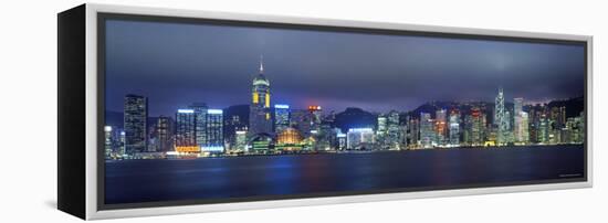 Hong Kong Skyline from Kowloon, China-Jon Arnold-Framed Premier Image Canvas
