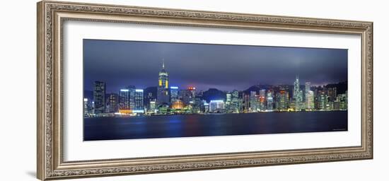 Hong Kong Skyline from Kowloon, China-Jon Arnold-Framed Photographic Print