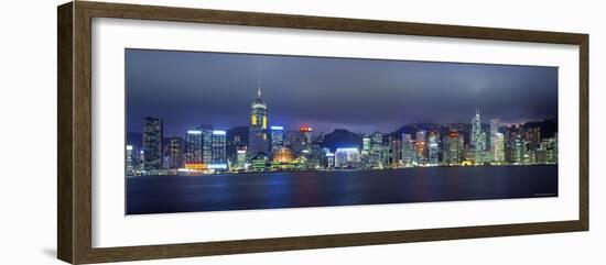 Hong Kong Skyline from Kowloon, China-Jon Arnold-Framed Photographic Print