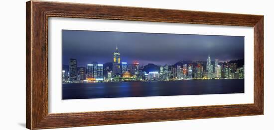 Hong Kong Skyline from Kowloon, China-Jon Arnold-Framed Photographic Print