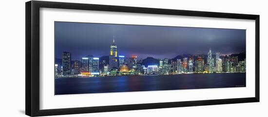 Hong Kong Skyline from Kowloon, China-Jon Arnold-Framed Photographic Print