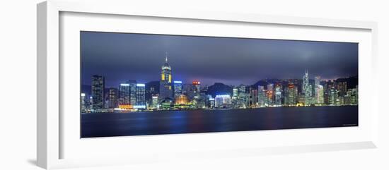 Hong Kong Skyline from Kowloon, China-Jon Arnold-Framed Photographic Print