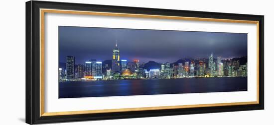 Hong Kong Skyline from Kowloon, China-Jon Arnold-Framed Photographic Print