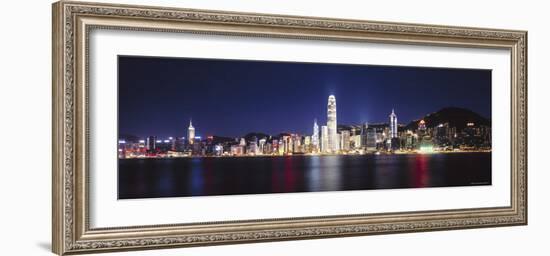 Hong Kong Skyline from Kowloon, China-James Montgomery Flagg-Framed Photographic Print