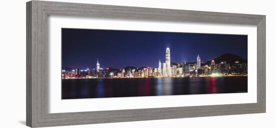 Hong Kong Skyline from Kowloon, China-James Montgomery Flagg-Framed Photographic Print