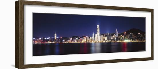 Hong Kong Skyline from Kowloon, China-James Montgomery Flagg-Framed Photographic Print