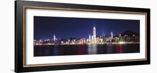 Hong Kong Skyline from Kowloon, China-James Montgomery Flagg-Framed Photographic Print