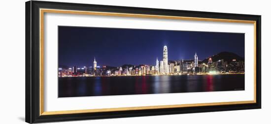 Hong Kong Skyline from Kowloon, China-James Montgomery Flagg-Framed Photographic Print