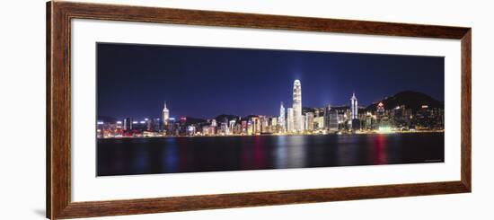 Hong Kong Skyline from Kowloon, China-James Montgomery Flagg-Framed Photographic Print