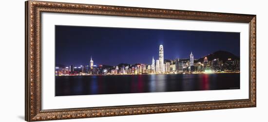 Hong Kong Skyline from Kowloon, China-James Montgomery Flagg-Framed Photographic Print