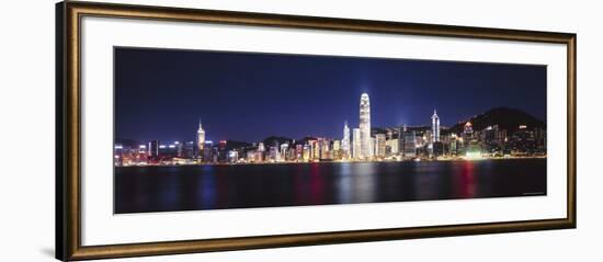 Hong Kong Skyline from Kowloon, China-James Montgomery Flagg-Framed Photographic Print