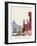 Hong Kong Skyline Poster-paulrommer-Framed Art Print