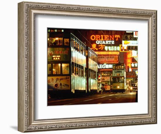 Hong Kong Trams-null-Framed Photographic Print