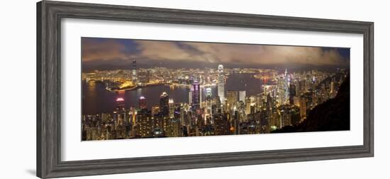 Hong Kong, View from Victoria Peak, China-Gavin Hellier-Framed Photographic Print