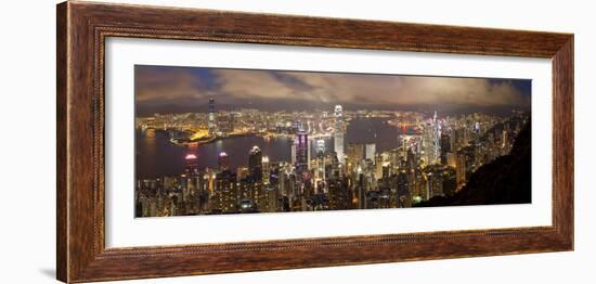 Hong Kong, View from Victoria Peak, China-Gavin Hellier-Framed Photographic Print