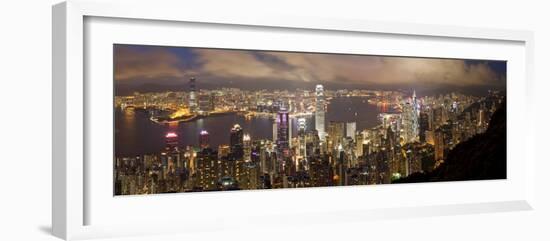 Hong Kong, View from Victoria Peak, China-Gavin Hellier-Framed Photographic Print