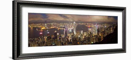 Hong Kong, View from Victoria Peak, China-Gavin Hellier-Framed Photographic Print