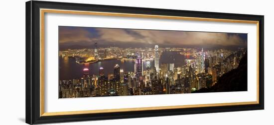 Hong Kong, View from Victoria Peak, China-Gavin Hellier-Framed Photographic Print