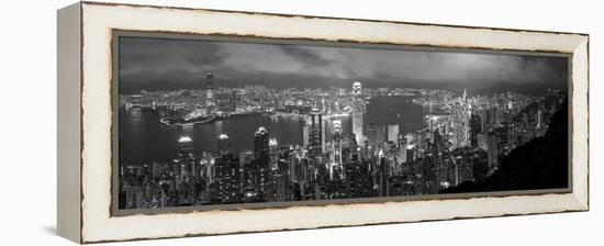 Hong Kong, View from Victoria Peak, China-Gavin Hellier-Framed Premier Image Canvas