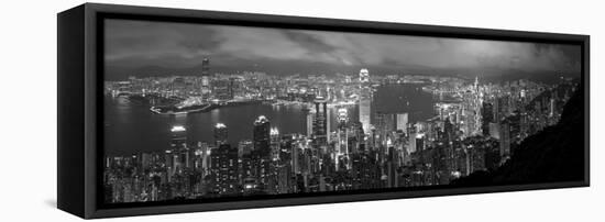 Hong Kong, View from Victoria Peak, China-Gavin Hellier-Framed Premier Image Canvas