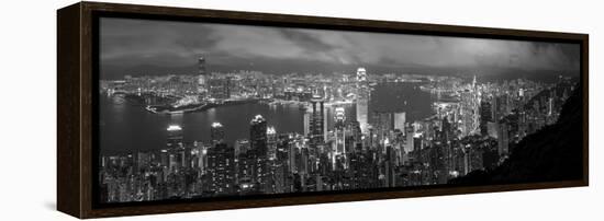 Hong Kong, View from Victoria Peak, China-Gavin Hellier-Framed Premier Image Canvas