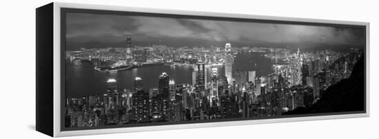 Hong Kong, View from Victoria Peak, China-Gavin Hellier-Framed Premier Image Canvas