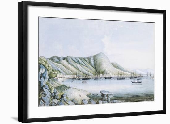 Hong Kong View-Oriental School-Framed Premium Giclee Print