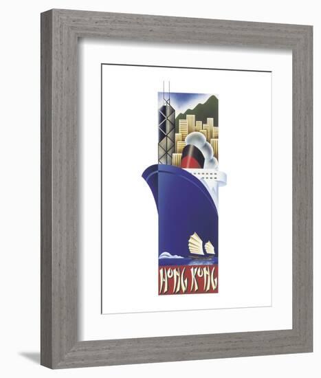 Hong Kong-Steve Forney-Framed Art Print