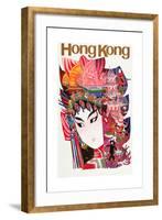 Hong Kong-David Klein-Framed Art Print
