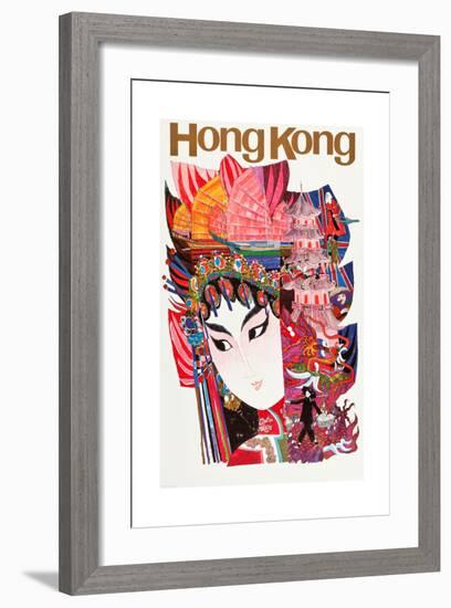 Hong Kong-David Klein-Framed Art Print