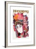 Hong Kong-David Klein-Framed Art Print