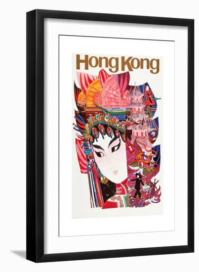 Hong Kong-David Klein-Framed Premium Giclee Print