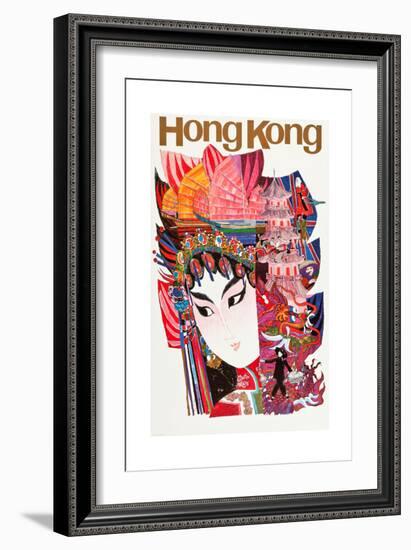 Hong Kong-David Klein-Framed Premium Giclee Print