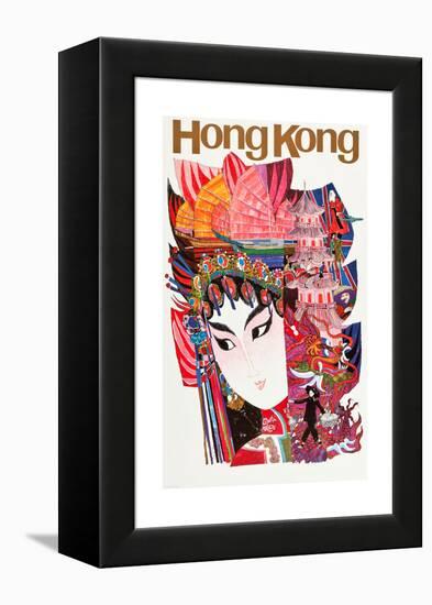 Hong Kong-David Klein-Framed Stretched Canvas