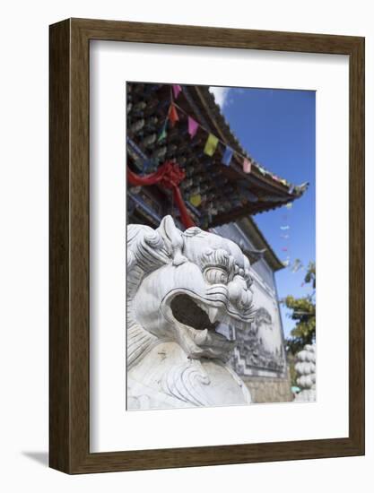 Hong Shan Temple, Shuanglang, Erhai Lake, Yunnan, China, Asia-Ian Trower-Framed Photographic Print