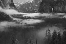 Fog Floating in Yosemite Valley-Hong Zeng-Mounted Photographic Print