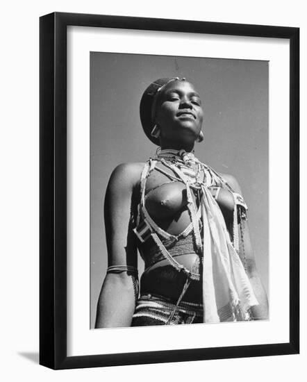 Honiadiri Londi, the Zulu Chief's Sister-Hart Preston-Framed Photographic Print