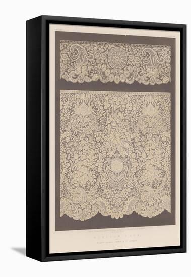 Honiton Lace by Messrs Howell James and Co, London-null-Framed Premier Image Canvas